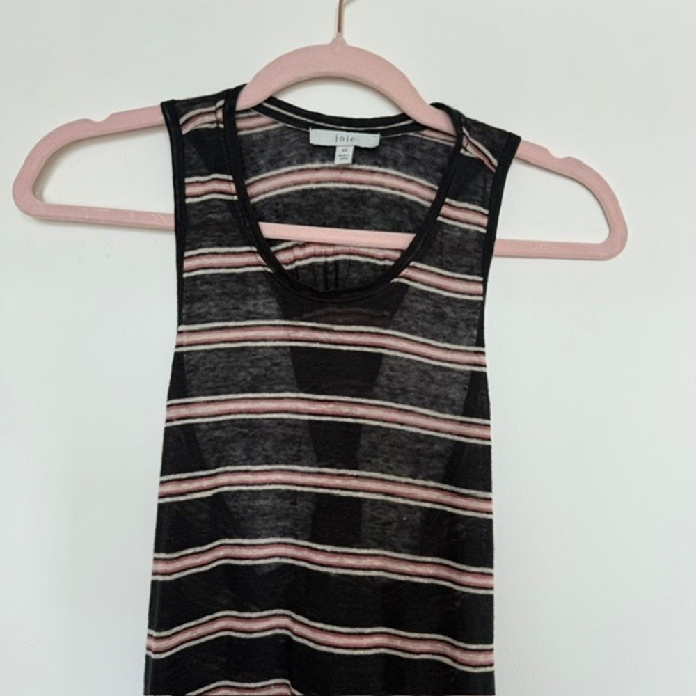 Joie Brellen Linen Twist Back Dress XS | Striped Resort Vacation Dress $228 - Picture 5 of 10